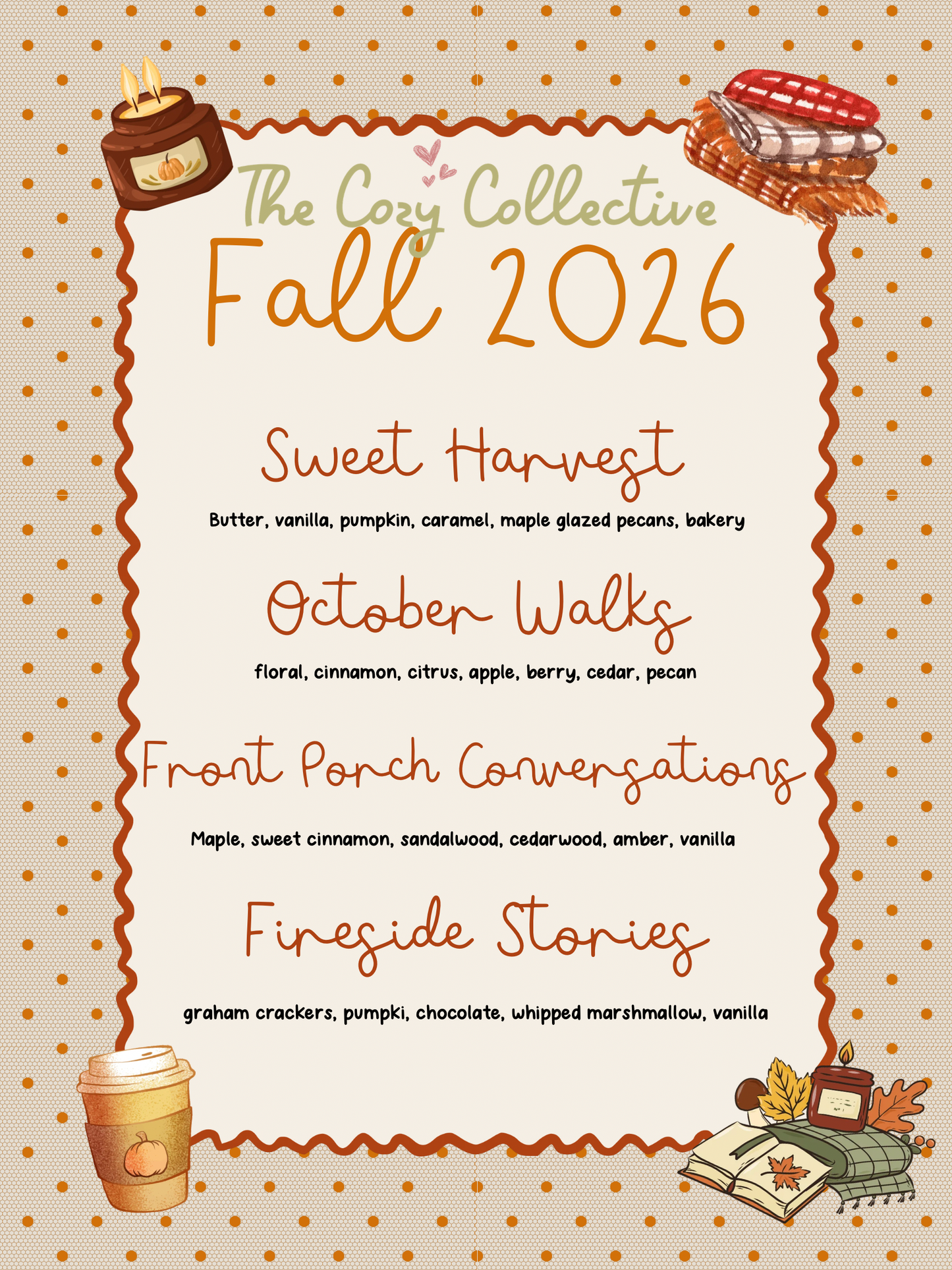 Fall Collection Wickless Candle