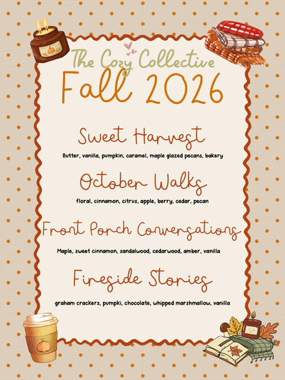 Fall Collection Wickless Candle