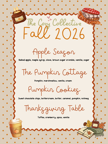 Fall Collection Wickless Candle
