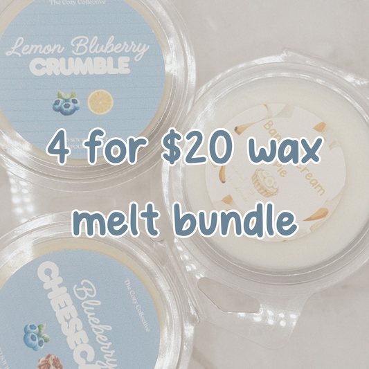 Buy 4 wax melts for $20